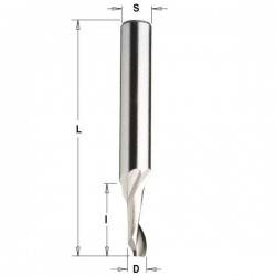 Фреза спиральная по алюминию HSS+Co Z1 S=8 D=12x14x80 RH (188.120.51)