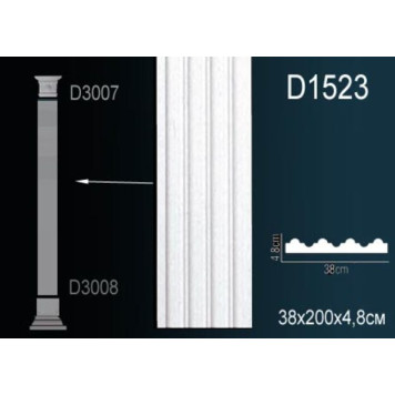Тело пилястры D1523