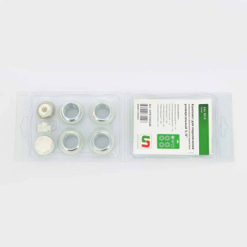 Комплект для подключения радиатора UNI-FITT 1х3/4 RAL9010-2