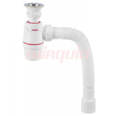 Сифон Wirquin NEO с выпуском 11/4 х 40 мм и с гофротрубой L800 мм 40 х 40/50 мм