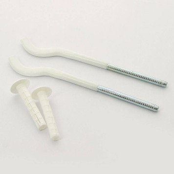 Кронштейн штыревой плоский UNI-FITT 9 х 220 пластифицированный с дюбелем-1