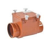 Клапан обратный кор б/н Дн110 засл нж/ст, монт лючком HL 710