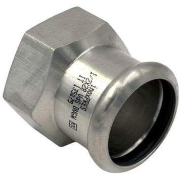 Муфта нерж AISI316L Дн15х3/4 Ру16 пресс/ВР Inoxpres RM 190304015