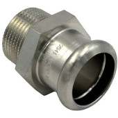 Муфта нерж AISI316L Дн22х1  Ру16 пресс/НР Inoxpres RM 187100022