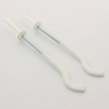 Кронштейн штыревой плоский UNI-FITT 9 х 220 пластифицированный с дюбелем-3