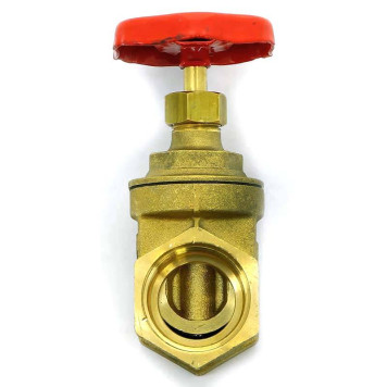 Задвижка клиновидная ВВ латунная PN20 UNI-FITT 1-2