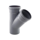 Тройник сер 110/110х45 ВК, РТП (18)