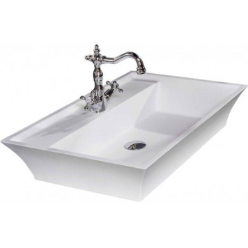 Armadi Art Раковина мебельная прямоугольная 67х45х13h см, цвет: белый 811-m