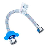 Подводка гибкая д/воды нейлон Н1/2 -Н1/2  L=0.8м нж/г Подольск ГП002022