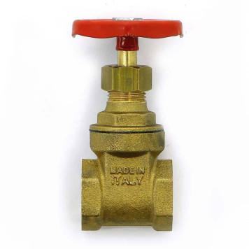 Задвижка клиновидная ВВ латунная PN10 UNI-FITT 1/2-1