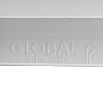 Радиатор алюминиевый Global ISEO 500 12 секций боковое подключение (белый RAL 9010) IS05001012 (IS05001012)-7