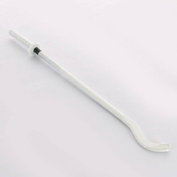 Кронштейн штыревой плоский UNI-FITT 10 х 300 эмалированный с дюбелем-1