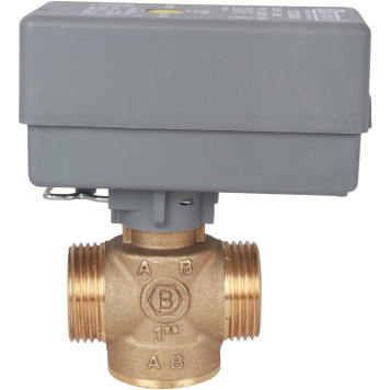Клапан зональный 2-ходовой STOUT с сервоприводом 230V и кабелем 1м, НР 1&-2