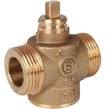 Клапан зональный 2-ходовой STOUT с сервоприводом 230V и кабелем 1м, НР 1&-3