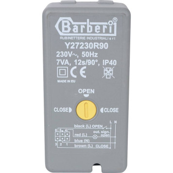 Сервопривод STOUT для 2-ходовых зональных клапанов 230V 12 сек. 1м.-5