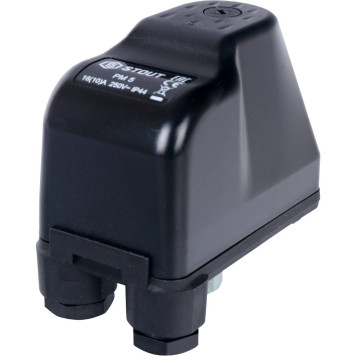 Реле давления для водоснабжения STOUT SCS-0001 PM5G, 1-5 бар, 1/4, с накидной гайкой.-1