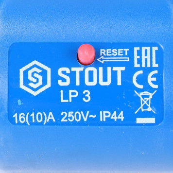 Реле сухого хода STOUT SCS-0001 LP/3, 0-4 бар, 1/4-8