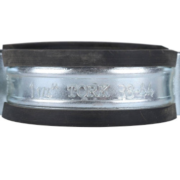 Трубный хомут TORK DG3 с резьбой, уплотнителем и гайкой 11/4 (38-44) М8.-5