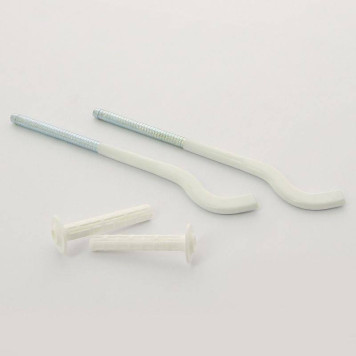 Кронштейн штыревой плоский UNI-FITT 9 х 220 пластифицированный с дюбелем-2