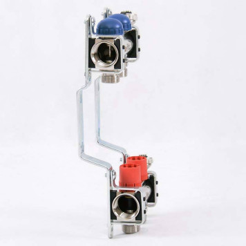 Коллекторная группа с балансировочными и термостатическими вентилями UNI-FITT 1x3/4ЕК 2 выхода-3