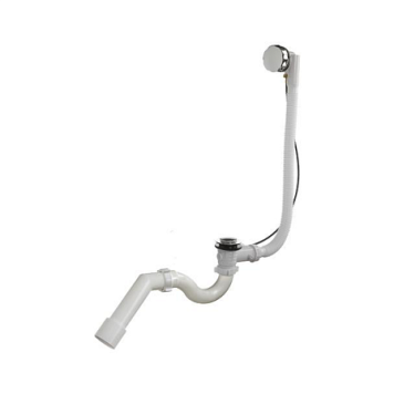 Сифон д/ванны труб полуавт 1 1/2 x40 пер/тр 45гр 40/50 Орио А-23087