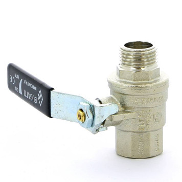 Кран шаровой Oregon Bugatti НВ плоский рычаг 1/2-1