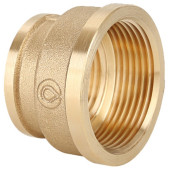 Муфта Gappo переходная ВР-ВР латунная 1 1/2 х 1 1/4