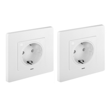 Комплект две умные встраиваемые розетки HOMMYN 2RKNWOZ01W-1