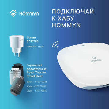 Комплект три умные розетки и хаб HOMMYN SP3HOMKIT07-3