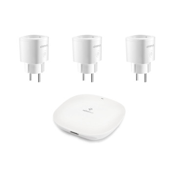 Комплект три умные розетки и хаб HOMMYN SP3HOMKIT07-5