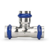 Тройник VARMEGA раструбный Inox Press 15x15x15