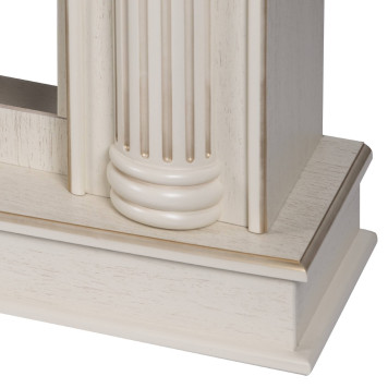 Каминокомплект: Очаг Royal Thermo Aurora RTFP/P-AR60LS, портал Olympia 60 сл. кость с зол. патиной-4