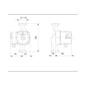 Насос циркуляционный GRUNDFOS UPS 25-40 EU Насос циркуляционный GRUNDFOS UPS 25-40 EU