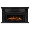 Каминокомплект: Очаг Electrolux EFP/P-3620LS, портал Porto 42/40/36 камень чер. шп. венге