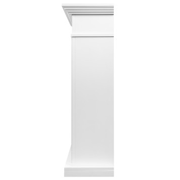 Каминокомплект: Очаг Electrolux EFP/P-2520LS N, портал Miami 25 белый, серый-2