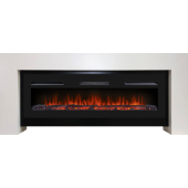 Портал Firelight Suprema Long белый, черный