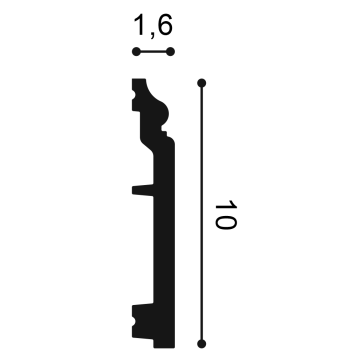 Плинтусы,Ba apos;rock,Classic capsule SX173F CONTOUR-2