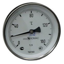 Термометр биметалл ТБП-Т 160С Дк63 L=50 G1/2 quot; осев НПО ЮМАС