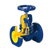 Клапан запорн ст Ду20 Ру40 фл сальн Zetkama 215F020E00