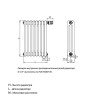 Радиатор отопления Rifar TUBOG TUB 2180-12-DV1-AN (Антрацит)