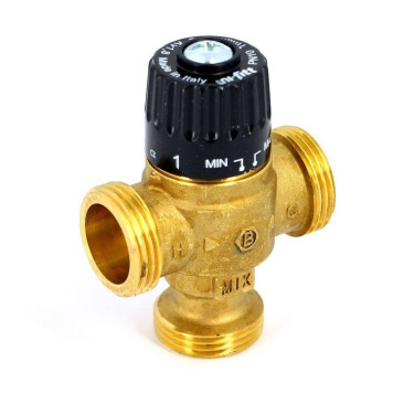 Клапан Н термосмесительный UNI-FITT 1 30-65˚С смешение в центр латунный-1