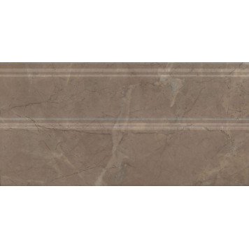 Серенада Плинтус бежевый тёмный глянцевый обрезной FMA032R 30x15