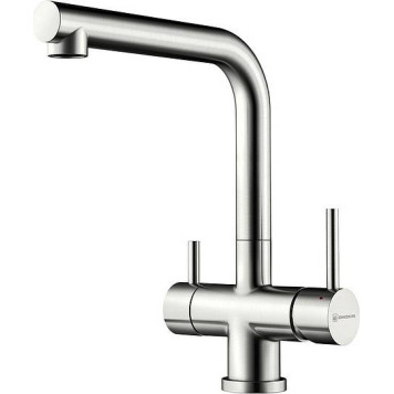 Omoikiri Takamatsu-BN Смеситель для кухни с возм. подключить фильтр, цвет: нержавеющая сталь 4994085-1