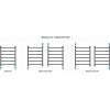 Сунержа Галант Полотенцесушитель водяной 40x80h, цвет: без покрытия 00-0200-8040