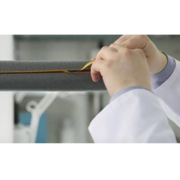 Трубки теплоизоляционные самоклеющиеся 2 метра Energoflex Super SK ROLS ISOMARKET внутренний диаметр изоляции 22мм толщина 9мм-2