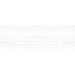 Santorini Плитка настенная рельеф белый (TRU052D) 25x75