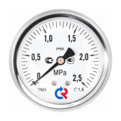 Манометр осев гидр ТМ-320Т.20 0-1,6МПаДк63 G1/4  силик нерж Росма 00000030733