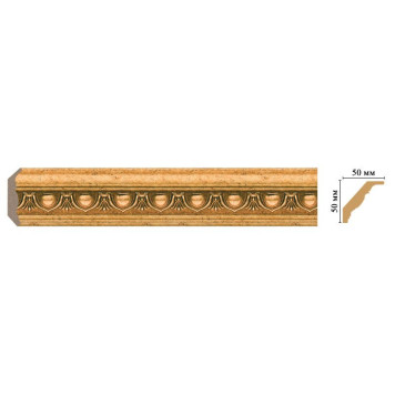Плинтус потолочный DECOMASTER 155D-58 (50*50*2400мм)-1
