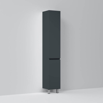M91CSR0306GM Шкаф-пенал, напольный, правый, 30 см, графит матовый-3