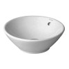 Duravit Starck 3 Раковина круглая 42 cm с переливом, без отв под смеситель, вкл. крепление, цвет: белый. 0325420000